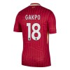 Officiële Voetbalshirt Liverpool Gakpo 18 Thuis 2024-25 - Heren